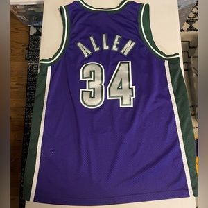 Ray Allen Milwaukee Bucks Nike Swingman NBA Jersey 2XL runs small fits like L/XL
